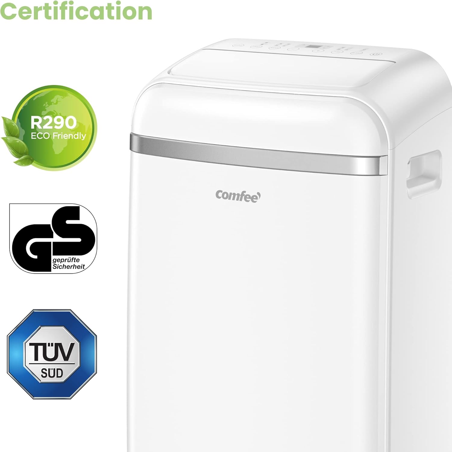 Climatiseur Mobile Connecté COMFEE 12000 BTU – 4-en-1 Chauffage & Climatisation