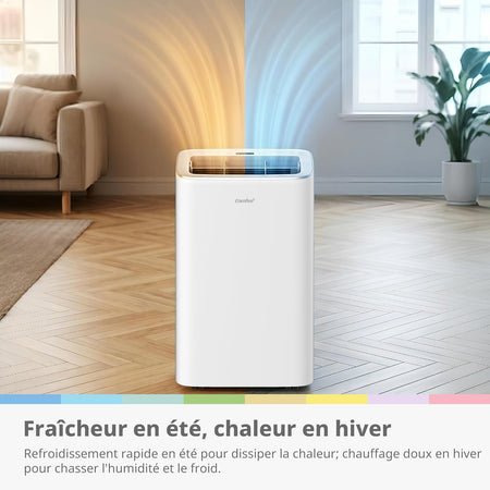 Climatiseur Mobile Connecté COMFEE 12000 BTU – 4-en-1 Chauffage & Climatisation